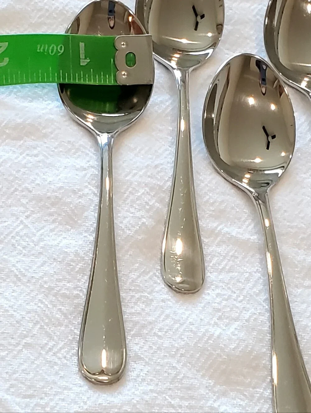 WMF Set 6 Cromargan Germany 18/10 Stainless Steel Coffee Spoons, Vintage, MCM